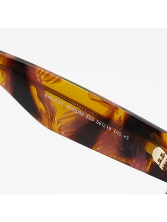 Max Mara ERNEST MM0088 55S Sunglasses Havana Square Frame, Bordeaux Lenses main image 5